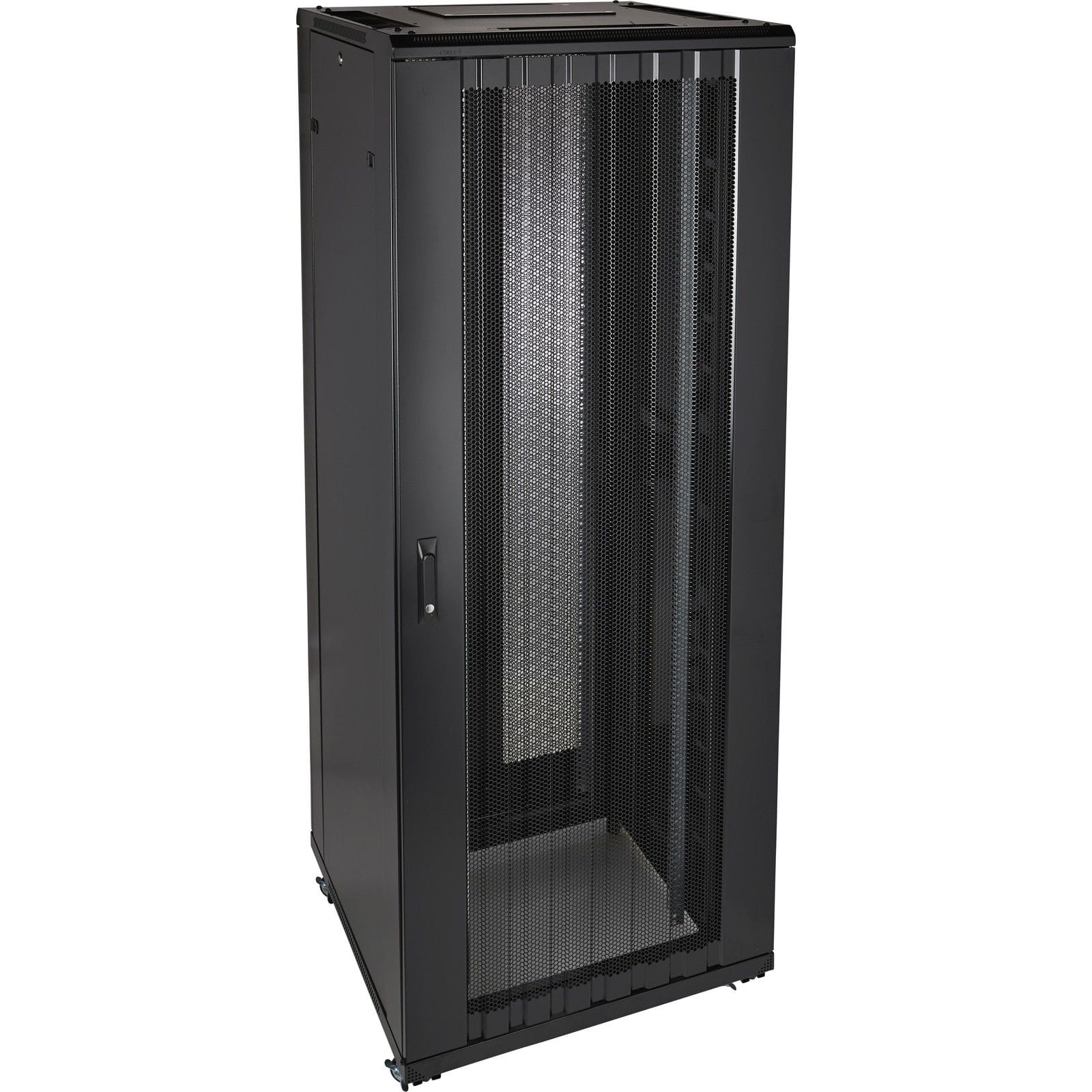 Excel Networking Solutions Environ ER800 42U Rack 800x800mm W/Vented (F) D/Vented (R) B/Panels F/Mgmt Black 542-4288-WDBF-BK