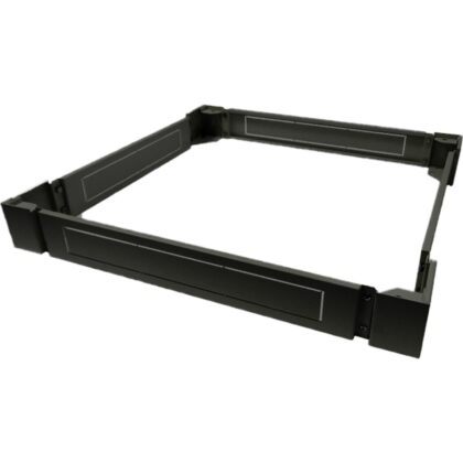 Excel Networking Solutions Environ Plinth 800mm Wide x 1200mm Deep for SR Racks - Black 544-982-BK