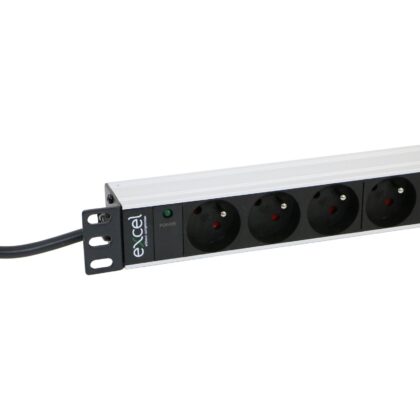 Excel Networking Solutions 8-way PDU c/w 8xNFC sockets