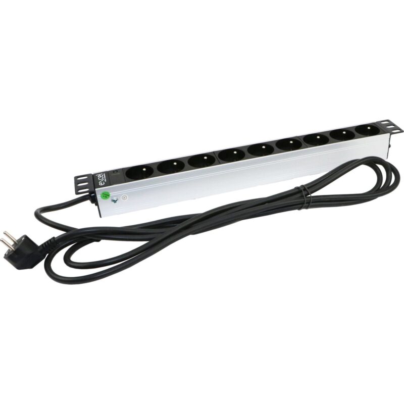 Excel Networking Solutions 9-way PDU c/w 8xNFC sockets