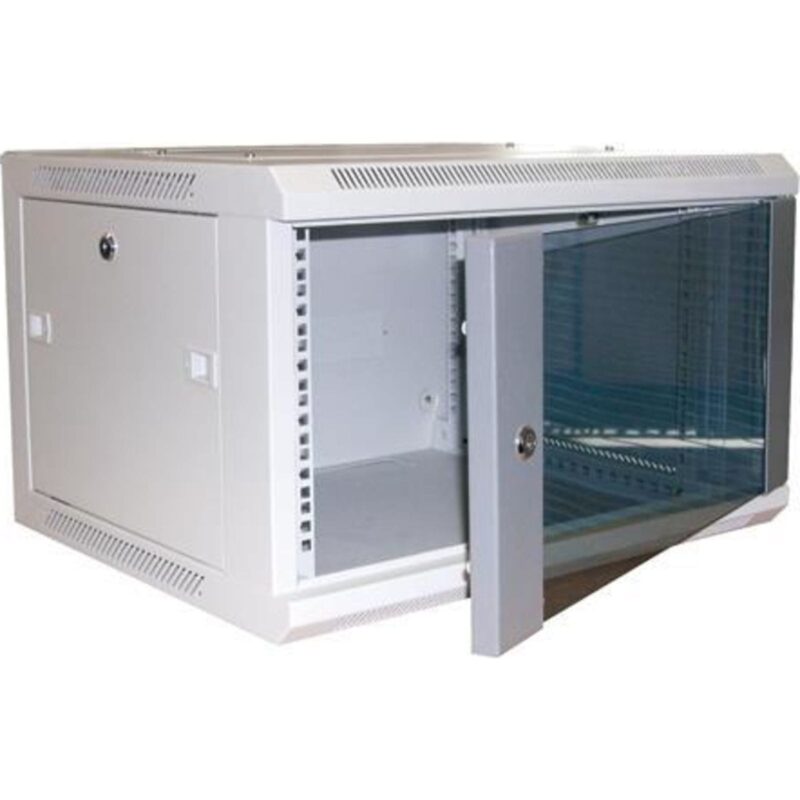 Excel Networking Solutions Environ WR600 Wall Rack 12U x 600 mm Wide x 600 mm Deep - Grey WB12.6SG