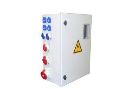 Expolight Tellerkast 63A met netspanningskeuze 3x230V/3x400V+N en 25D60 module EL-8202-20D