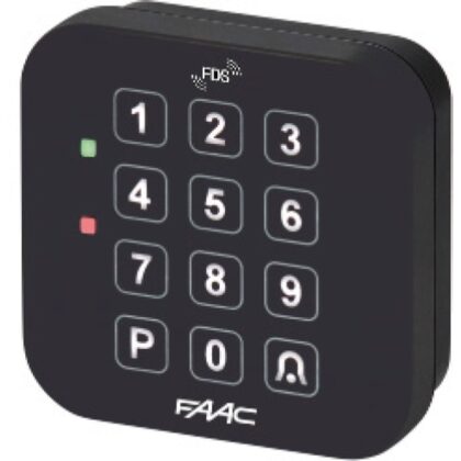 FAAC KCTS RADIO TOUCH BLACK FDS 433-868MHz CODEKLAVIER 122KCTSFDS1