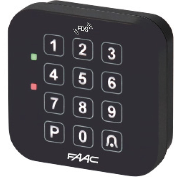 FAAC KCTS RADIO TOUCH BLACK FDS 433-868MHz CODEKLAVIER 122KCTSFDS1