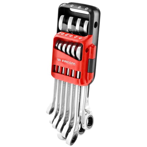FACOM SET 10 ANTI SLIP STEEKRINGRATELSLEUTELS