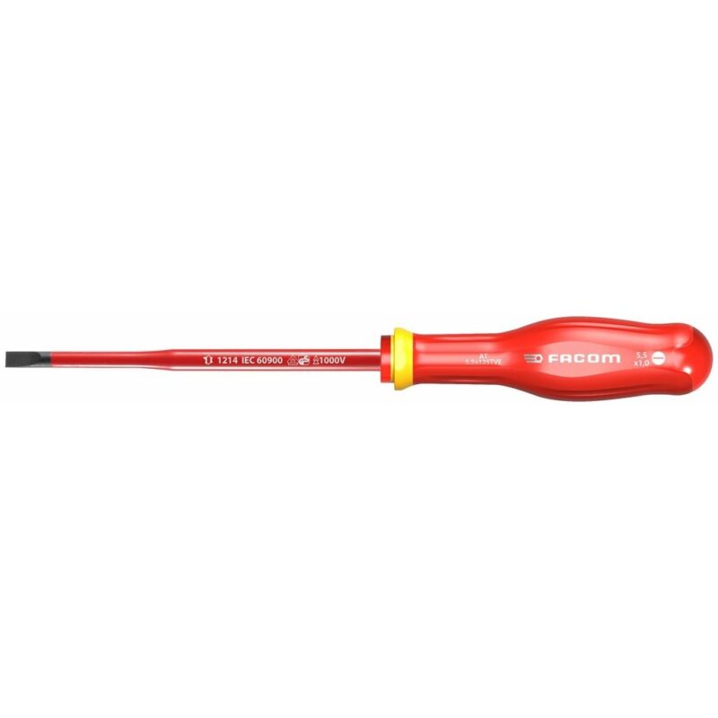 FACOM SCHROEVENDRAAIER PROTWIST SLEUF 4X100 GEÏSOLEERD 1000V-SLIM AT4X100TVE