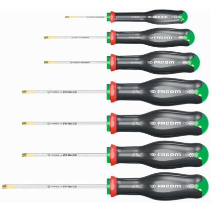 FACOM SET VAN 7 SCHROEVENDRAAIERS TORX EN RESISTORX ATXR.J7PB