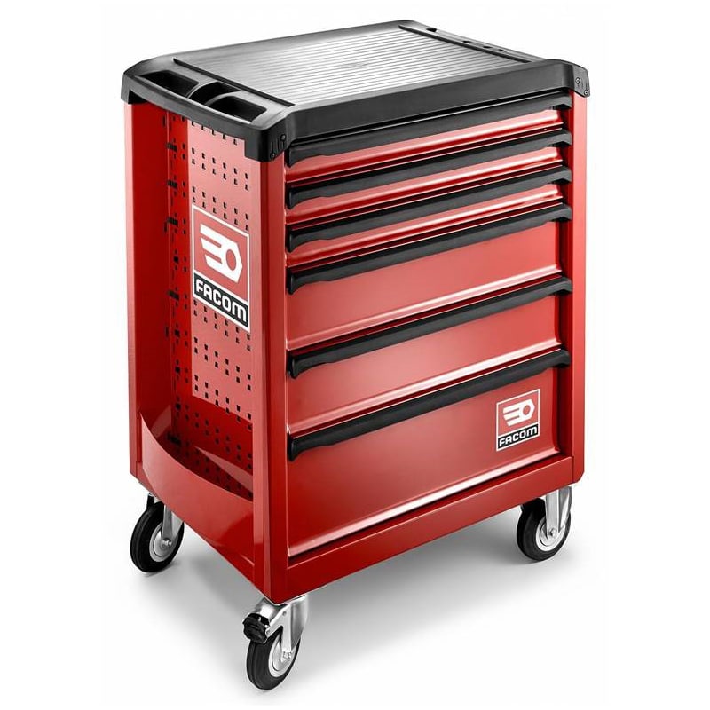 FACOM ROLL GEREEDSCHAPSWAGEN 6 LADEN M3 ROOD ROLL.6M3A