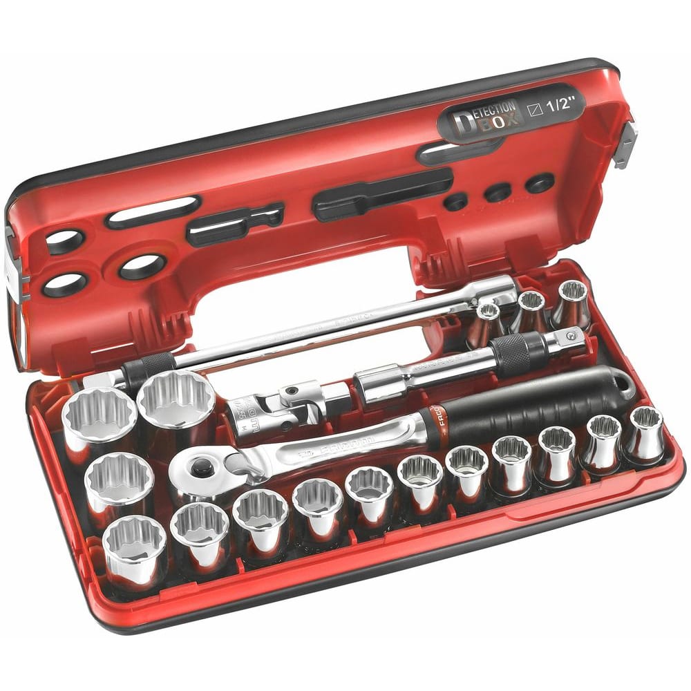 FACOM 20-DELIGE DOPPENSET 1/2'' 12-KANT DBOX 8-22MM SL.DBOX501