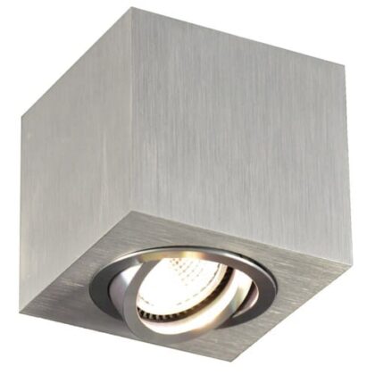 FANTASIA OLALA vierkant - GU10 - 50W - alu - 30° richtbaar - dia 90mm x 85mm - alu 3407093