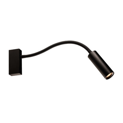 FANTASIA Lopal wand - 1x 4W AC COB LED - 2700K - 1x 360lm - dimbaar - zwart - schakelaar 4014364