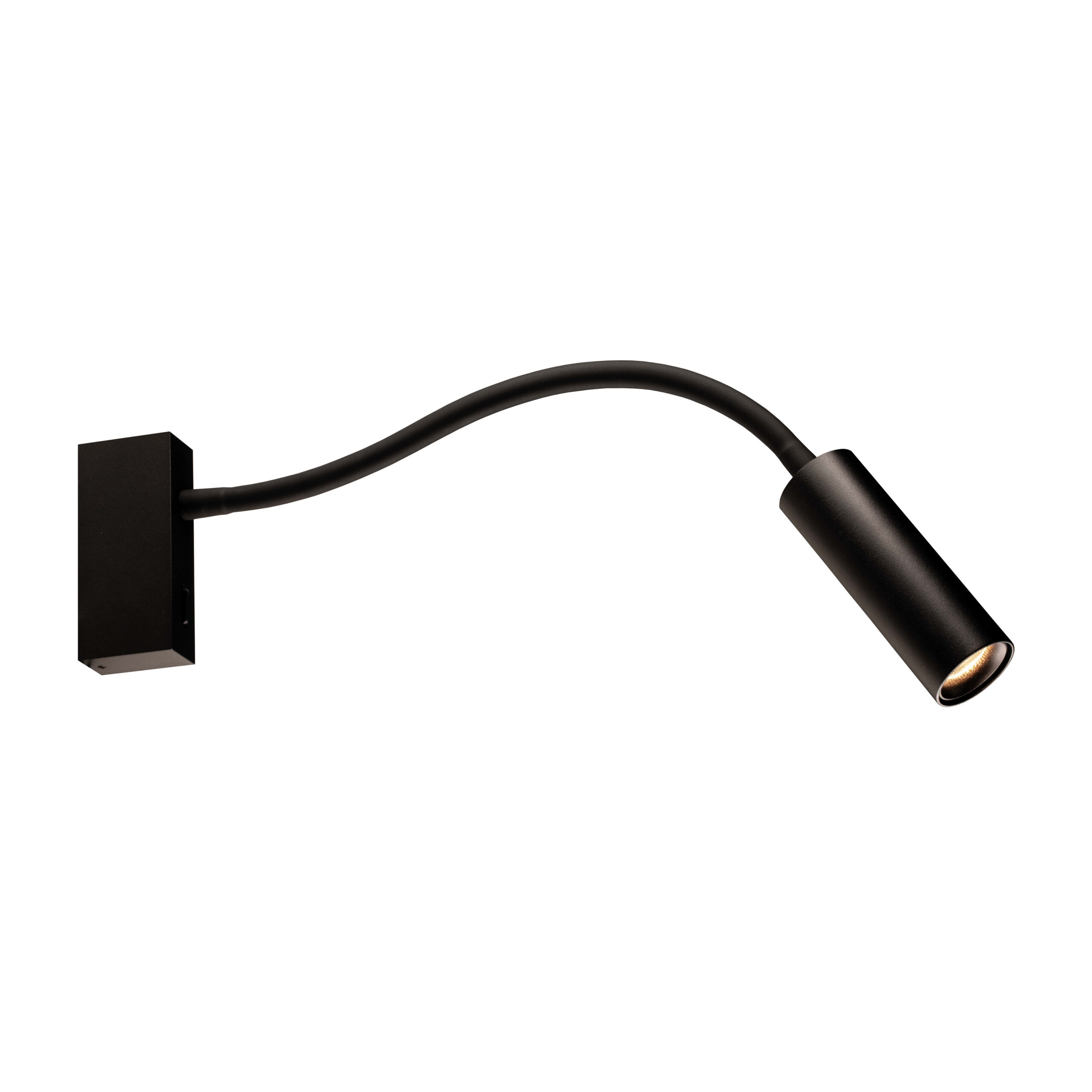 FANTASIA Lopal wand - 1x 4W AC COB LED - 2700K - 1x 360lm - dimbaar - zwart - schakelaar 4014364