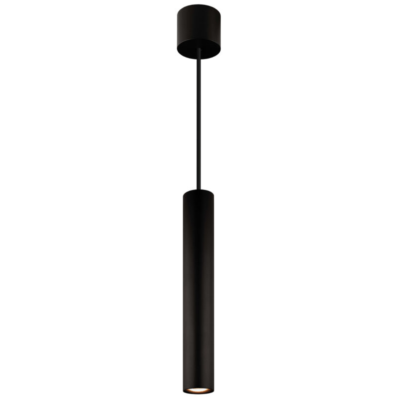 FANTASIA Lopal pendel - 1x 4W AC COB LED - 2700K - 1x 360lm - dimbaar - zwart 4014365