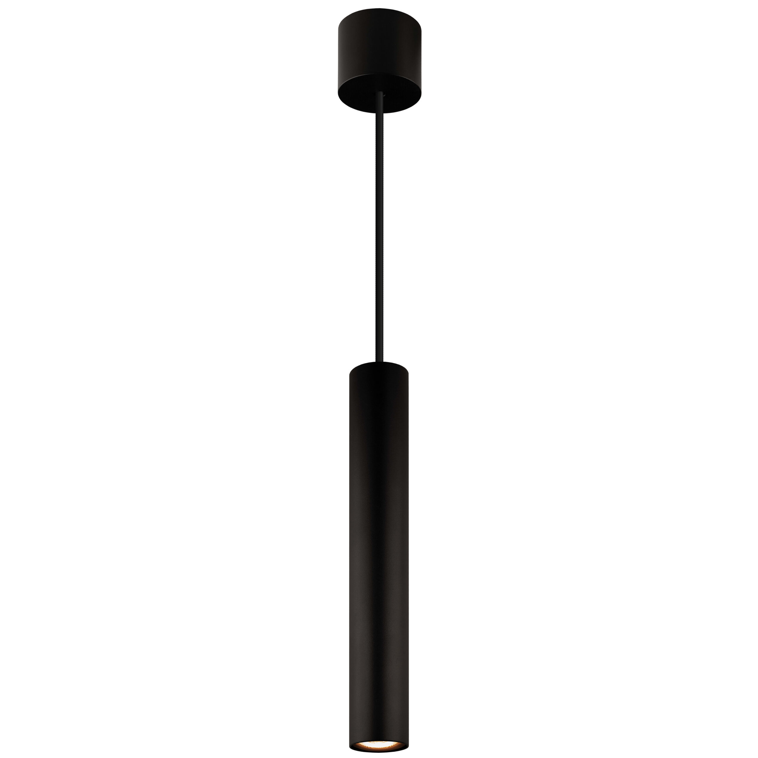 FANTASIA Lopal pendel - 1x 4W AC COB LED - 2700K - 1x 360lm - dimbaar - zwart 4014365