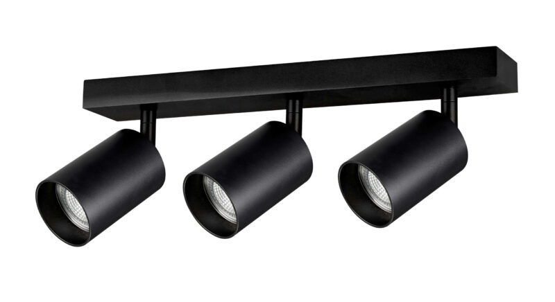 FANTASIA TABOO 3L GU10 (excl) zwart