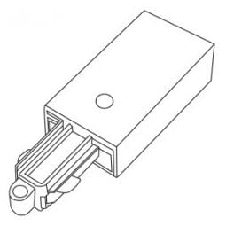 FANTASIA TRACK 2-fase voeding links - zwart TR0118B