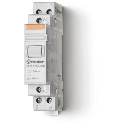 FINDER Tweepolige modulair relais 1NO + 1NC 20A 24V DC