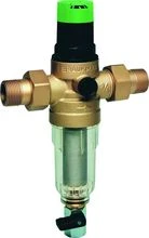 Resideo FK06 drukregelaar met waterfilter MM 3/4 x 3/4 - 100 micron met manuele-spoeling FK06-3/4AA
