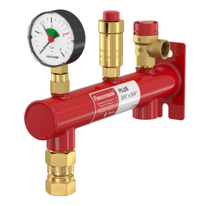 FLAMCO FLAMCO Flexconsole aansluit. A Rp 3/4 B Rp 3/4 expansievat 8-25l+manometer+vlot 27996