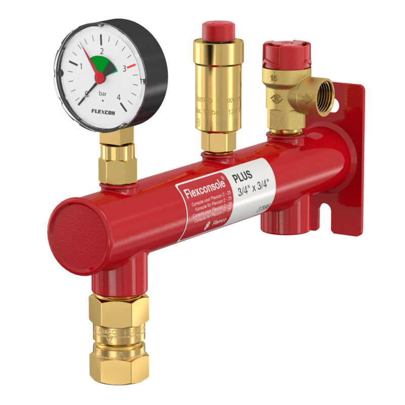 FLAMCO FLAMCO Flexconsole aansluit. A Rp 3/4 B Rp 3/4 expansievat 8-25l+manometer+vlot 27996