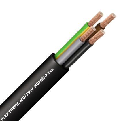 FLEXTREME H07RN-F rubberkabel flexibel Prysmian 750V Eca AD8 zwart 4G16mm² FLEXTREME4G16-ECA B 1000