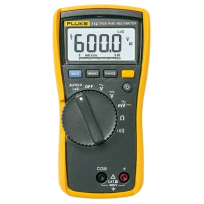 FLUKE Fluke 114 Compacte elektrische RMS multimeter tot 600V AC/DC 2583552