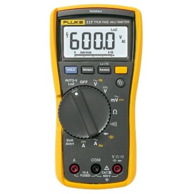 FLUKE Fluke 117 Compacte RMS multimeter tot 600V AC/DC - 10A AC/DC 2583647