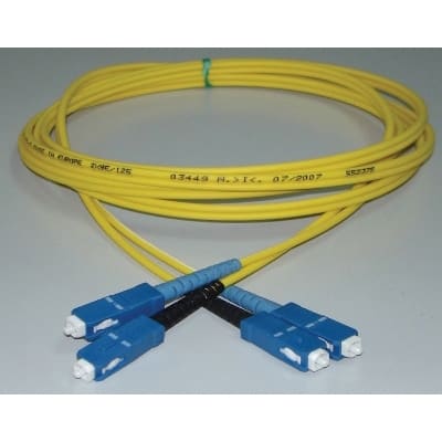 FUMO COMMUNICATIONS SC duplex SC duplex fiber patchcord singlemode 9/125 OS2 lengte 3m geel 691-22A22-3