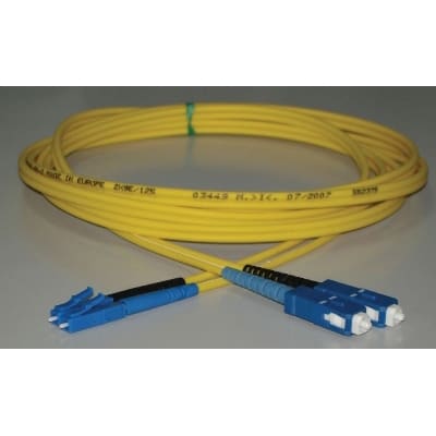 FUMO COMMUNICATIONS LC duplex SC duplex fiber patchcord singlemode 9/125 lengte 2m geel 691-28A22-2