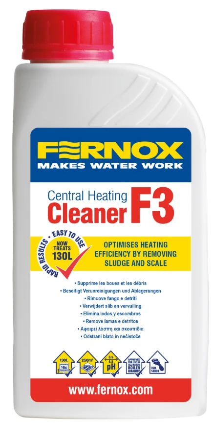Fernox Reinigingsmiddel Fernox F3 vloeistof 500ml fles 62095