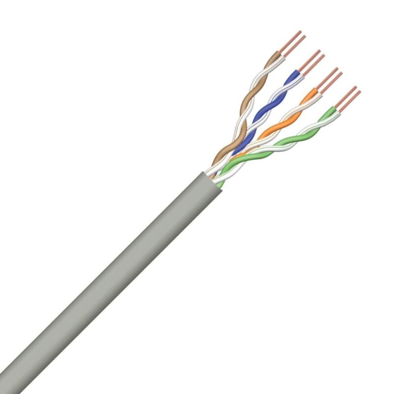 GENERAL CABLE U/UTP CAT5E 4P PVC Eca Grijs 60080842