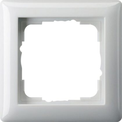 GIRA Afdekraam 1-v Standard 55 z.wit 021103