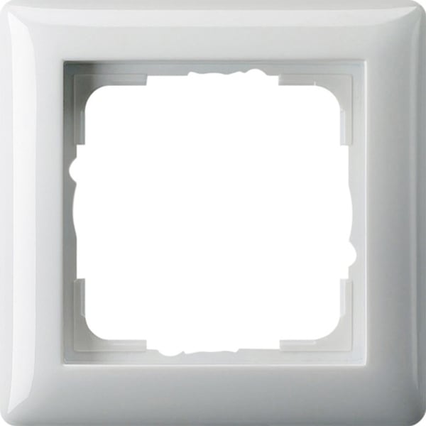 GIRA Afdekraam 1-v Standard 55 z.wit 021103