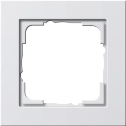GIRA Afdekraam 1-v Gira E2 z.wit m 021122