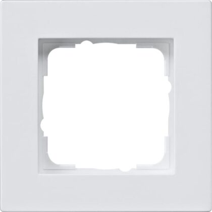 GIRA Afdekraam 1-v vlak Gira E2 z.wit m 0211225
