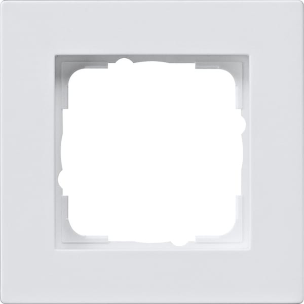 GIRA Afdekraam 1-v vlak Gira E2 z.wit m 0211225