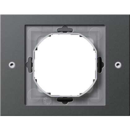 GIRA Afdekraam 1-v Gira TX_44 (SW IB) antraciet 021167