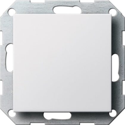 GIRA Blinde afdekplaat draagring System 55 z.wit m 026827