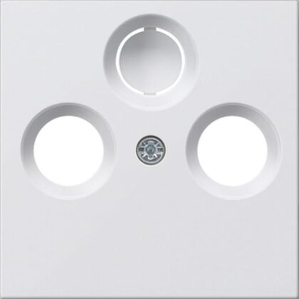 GIRA Afdekplaat coax.antenne-CD System 55 z.wit 086903