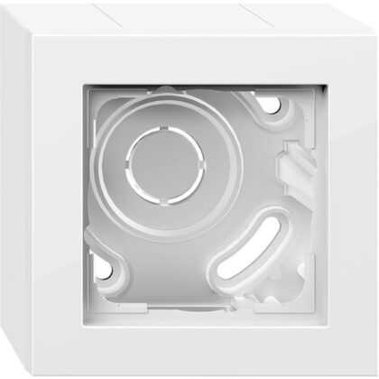 GIRA Opbouwbehuizing 1-v + afd.r. Gira E2 z.wit 106129