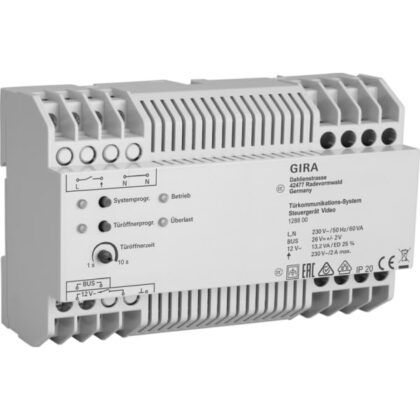 GIRA Best.apparaat video DIN-rail Deurcommunicatie 128800