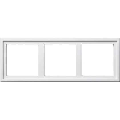 GIRA montageadapter 3-v Gira E2 z.wit 131303