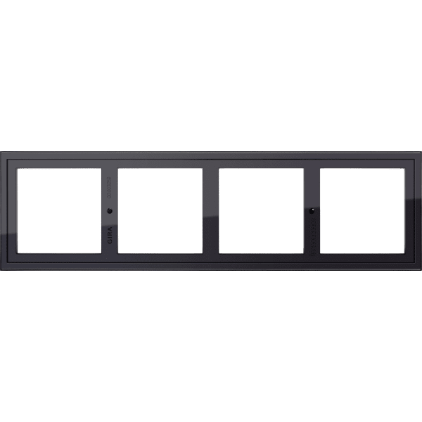 GIRA montageadapter 4-v Gira E2 zwart 131405