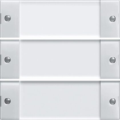 GIRA Wippenset 3-voudig TK System 55 clear/z.wit 213303