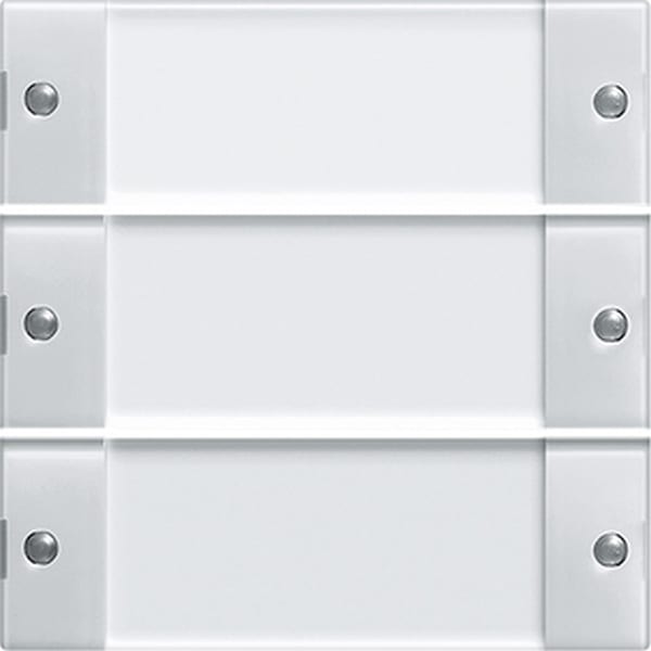 GIRA Wippenset 3-voudig TK System 55 clear/z.wit 213303