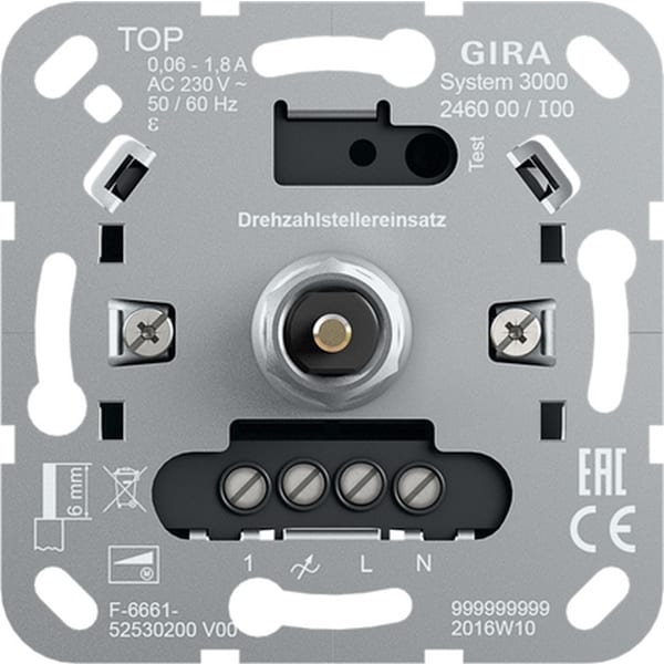 GIRA S3000 toerentalreg.-b.el. Basiselement 246000
