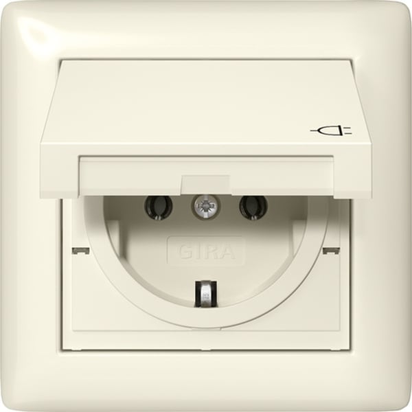 GIRA WCD/RA KD + set IP44 + afd.r. 1-v Standard 55 cr.wit 415701