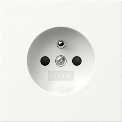 GIRA WCD aardpen + SH Gira F100 z.wit 448570