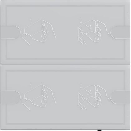 GIRA KNX tastsensor 4 Komfort 2-v TS4 antraciet 5002028