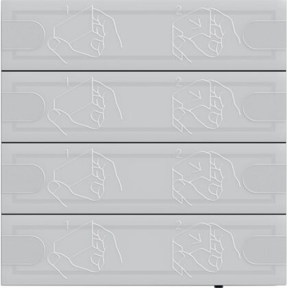 GIRA KNX tastsensor 4 Komfort 4-v TS4 antraciet 5004028